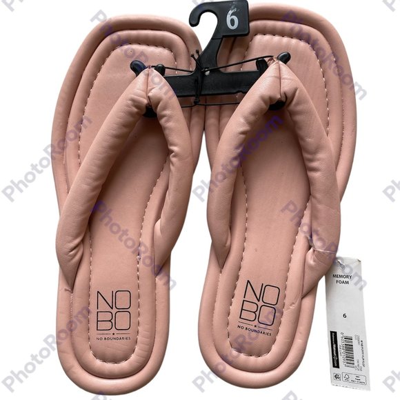 Women's Puffy Flip Flop, No Boundaries, Size11. Color- Lavender NWT - Picture 5 of 5